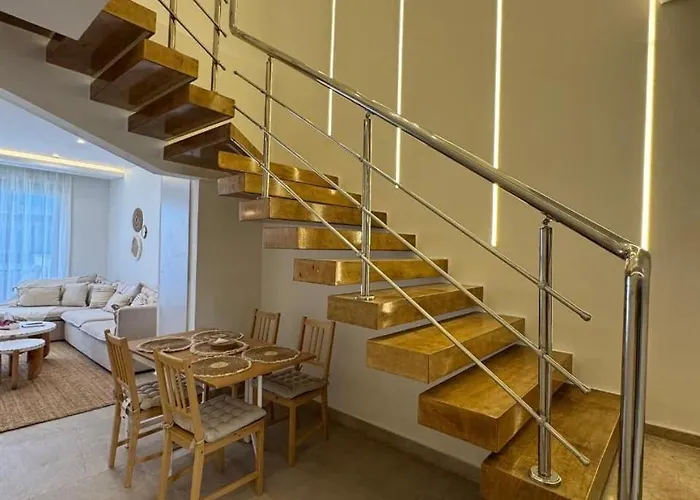 شقة Maraya Heavenly White Duplex Pool View