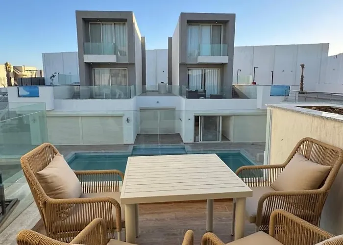 شقة Maraya Heavenly White Duplex Pool View